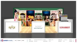 10x20 Inline booth design by Exhibit-Rentals